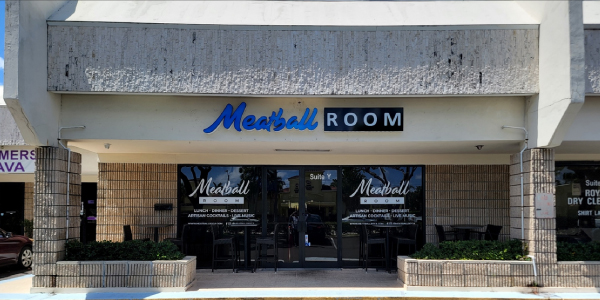 Exterior of Restaurant space in a commercial complex